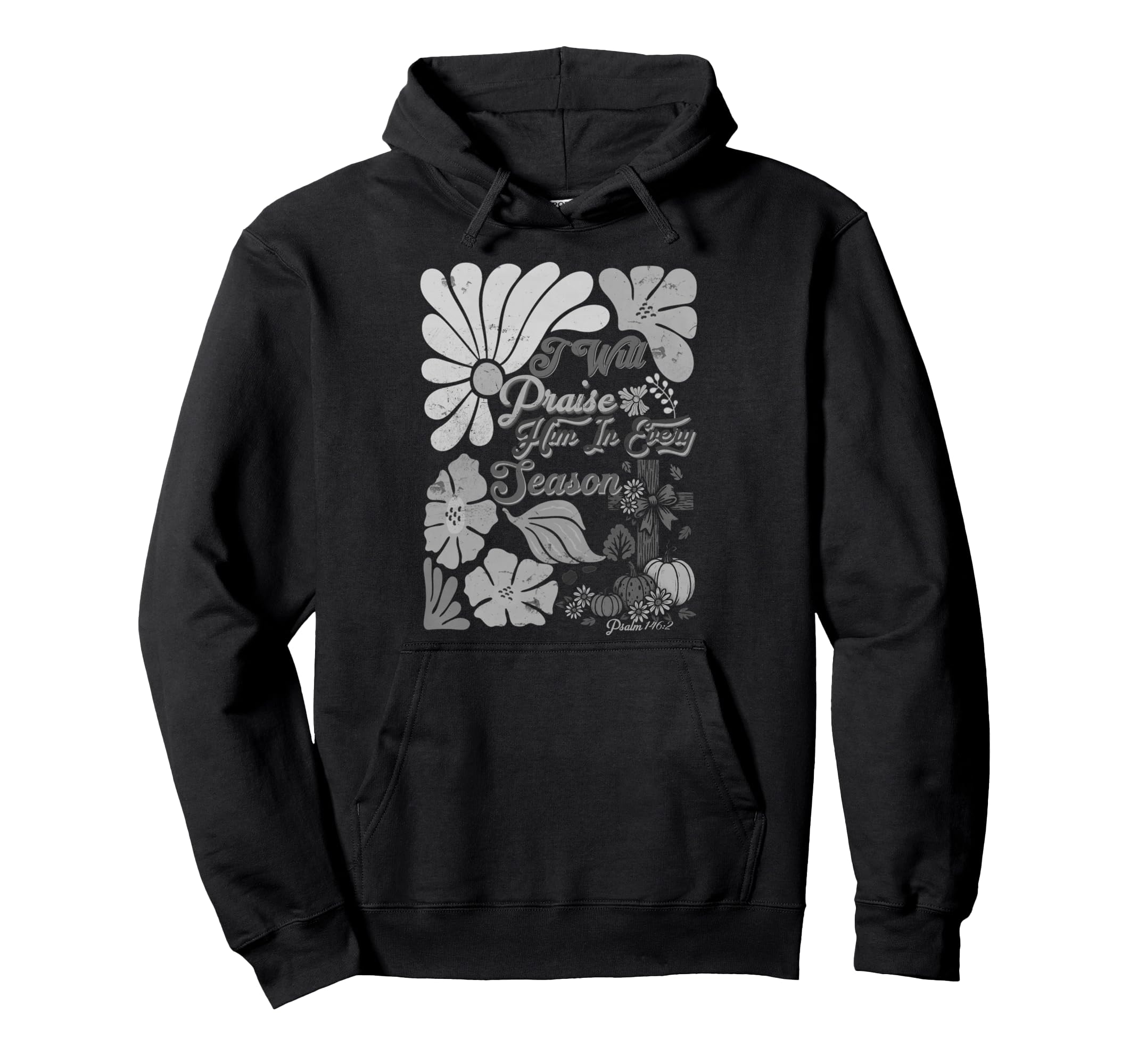 Thanksgiving Fall Pumpkin Cross Praise Hoodie - Streetwear Style Unisex - T-Shirt, Sweatshirt, Hoodie