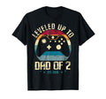 I Leveled Up To Dad 2 Daddy Again 2026 T-Shirt - Minimalist Print Unisex - T-Shirt, Sweatshirt, Hoodie