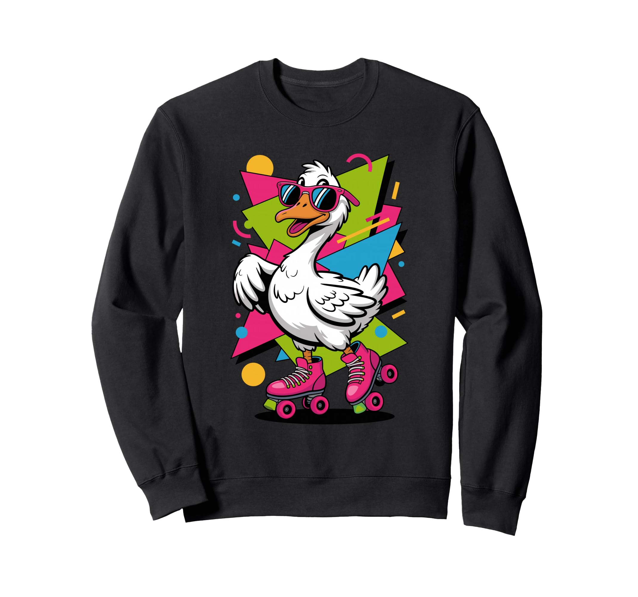 Silly Goose Roller Skates Skating Sweatshirt - Novelty Apparel for Adults - T-Shirt, Sweatshirt, Hoodie