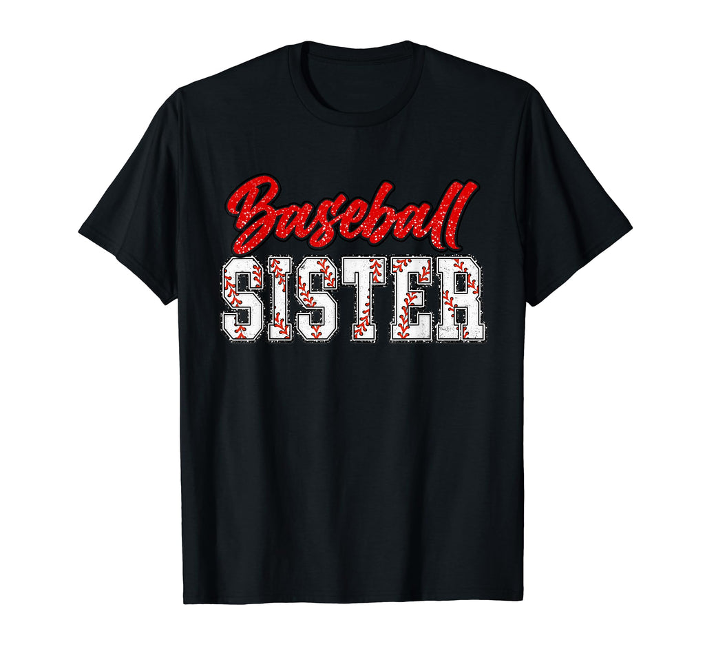 Baseball Sister Groovy Loud Proud T-Shirt - Trendy Graphic for Adults - T-Shirt, Sweatshirt, Hoodie