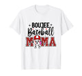 Boujee Baseball Mama Baseball Coquette T-Shirt - Trendy Graphic Men Women - T-Shirt, Sweatshirt, Hoodie