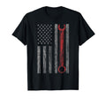 Distressed Mechanic Mechanic Usa T-Shirt - Fun Novelty Design for Adults - T-Shirt, Sweatshirt, Hoodie