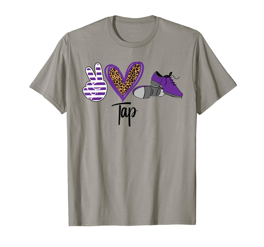 Peace Love Tap Tap Dance Shoes T-Shirt - Casual Everyday Wear for Adults - T-Shirt, Sweatshirt, Hoodie