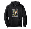 Feline Fine Boho Bohemian Cat Boho Hoodie - Fun Novelty Design for Adults - T-Shirt, Sweatshirt, Hoodie
