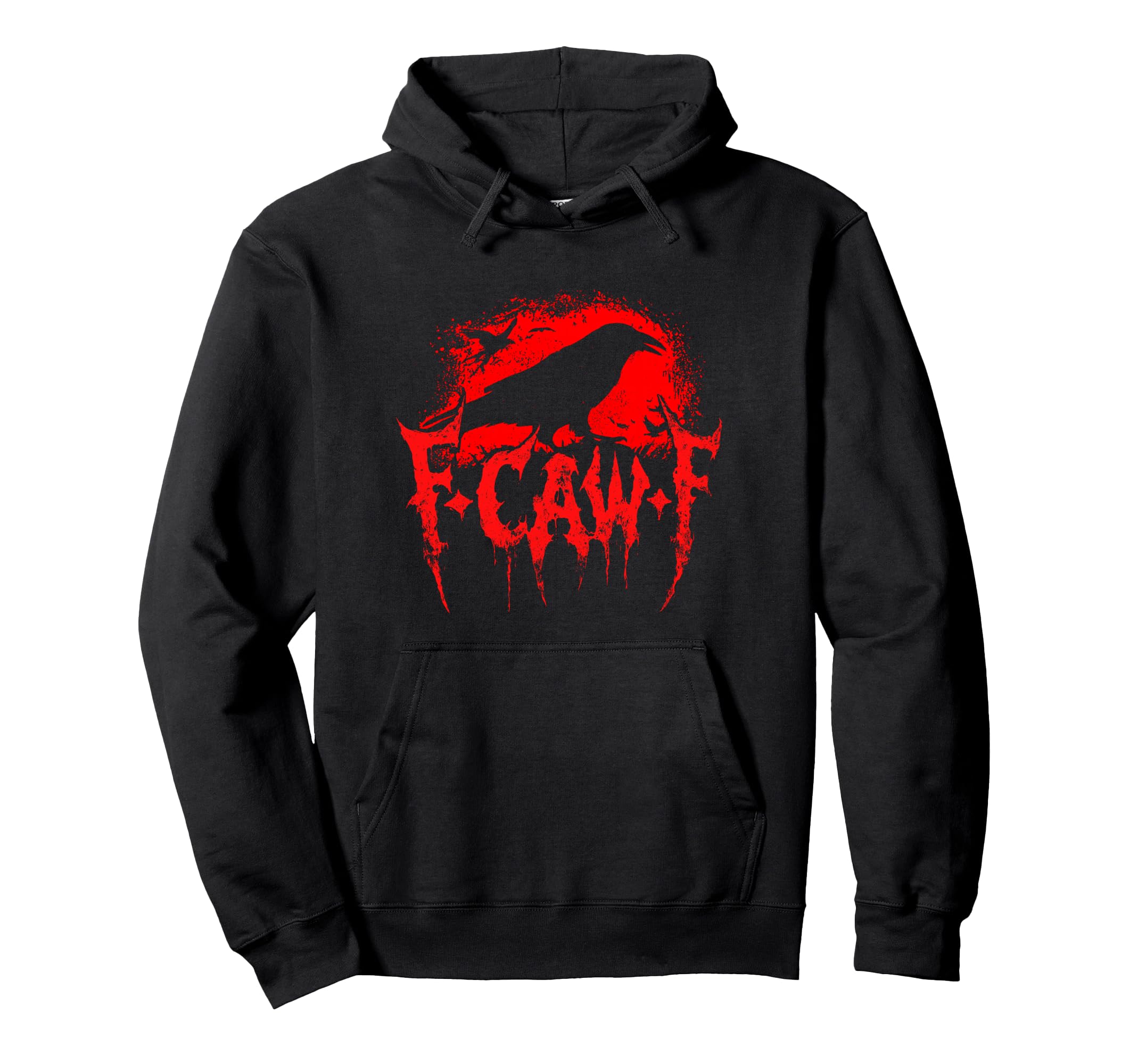 Fcawf F Caw F Y2K Goth Emo 2000S Hoodie - Aesthetic Graphic for Adults - T-Shirt, Sweatshirt, Hoodie