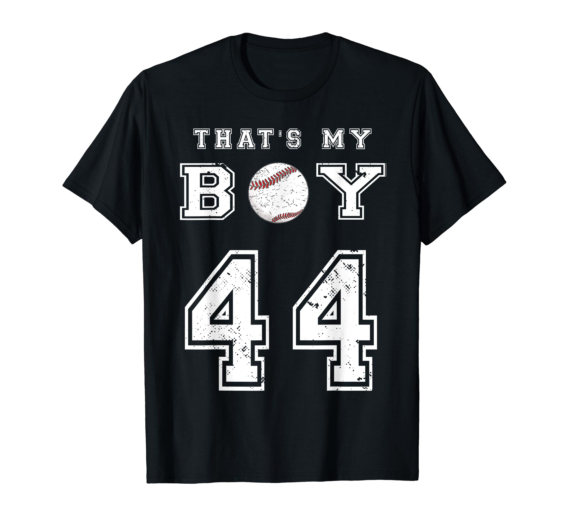 Thats My Baseball 44 Jersey Number Mom T-Shirt - Trendy Graphic Men Women - T-Shirt, Sweatshirt, Hoodie