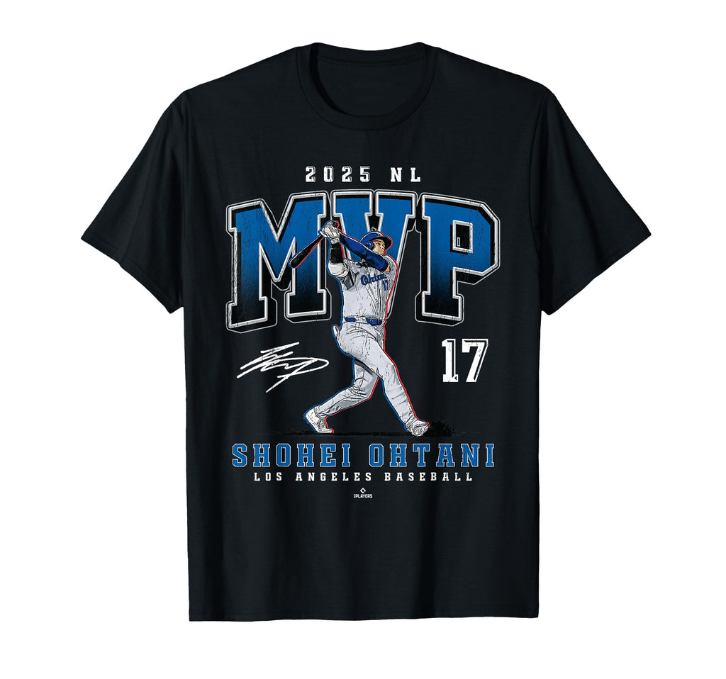 Shohei Ohtani 2025 Nl Mvp Los Angeles T-Shirt - Custom Art Print Men Women - T-Shirt, Sweatshirt, Hoodie