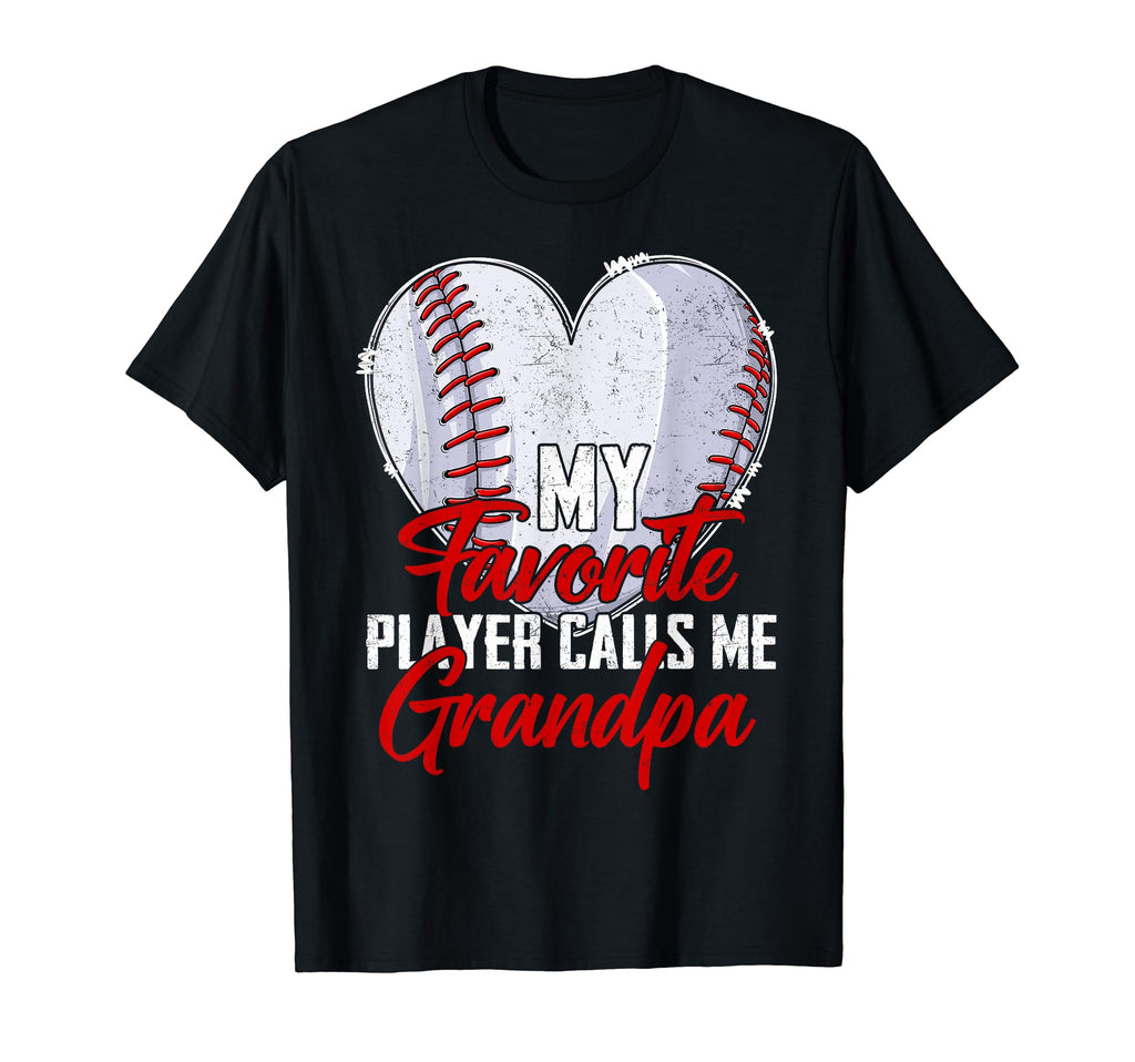 My Favorite Player Calls Me Grandpa T-Shirt - Unique Graphic for Adults - T-Shirt, Sweatshirt, Hoodie