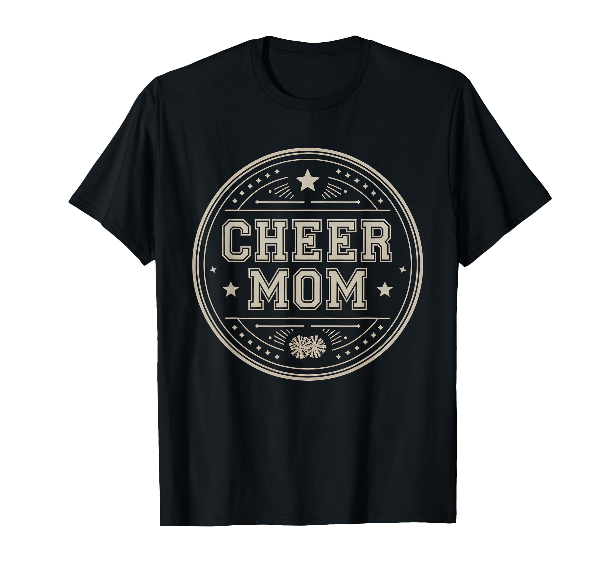 Cheer Mom Mother Bow Cheerleader T-Shirt - Minimalist Print for Adults - T-Shirt, Sweatshirt, Hoodie