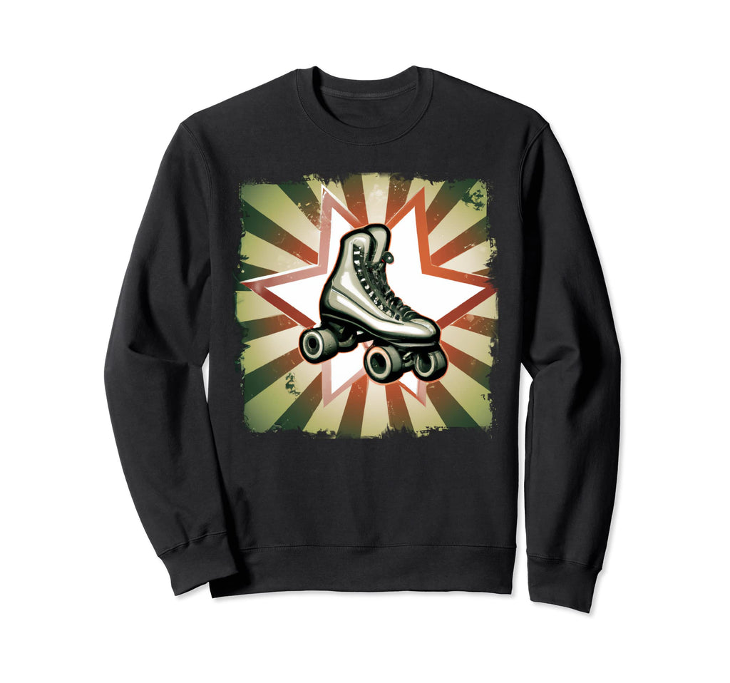 Roller Skates Roller Blades 70S Sweatshirt - Aesthetic Graphic Unisex - T-Shirt, Sweatshirt, Hoodie