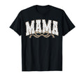 Mama Leopard Bow Polka Dot Mama Mommy T-Shirt - Trendy Graphic Unisex - T-Shirt, Sweatshirt, Hoodie