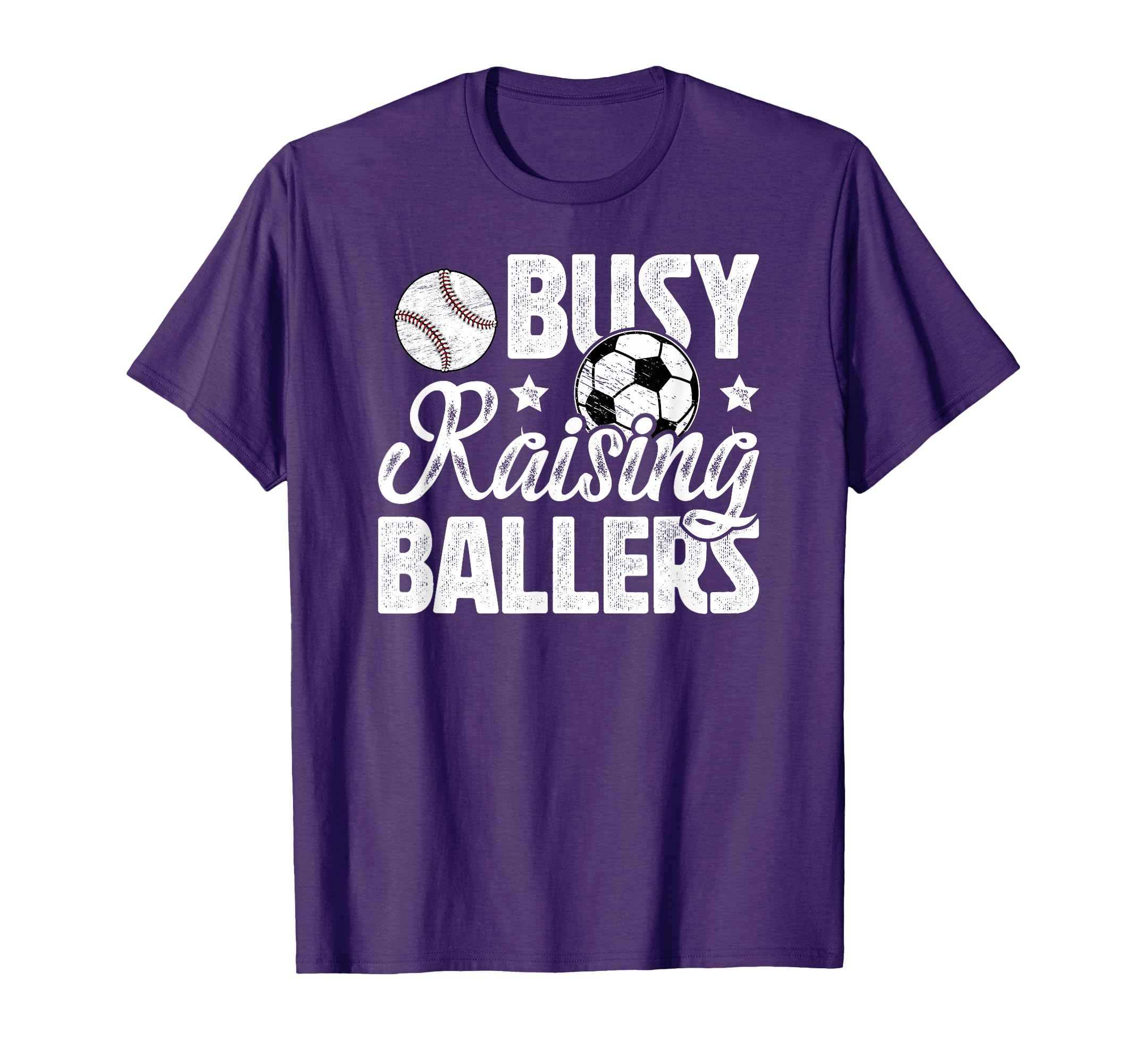 Busy Raising Ballers Soccer T-Shirt - Casual Everyday Wear for Adults - T-Shirt, Sweatshirt, Hoodie
