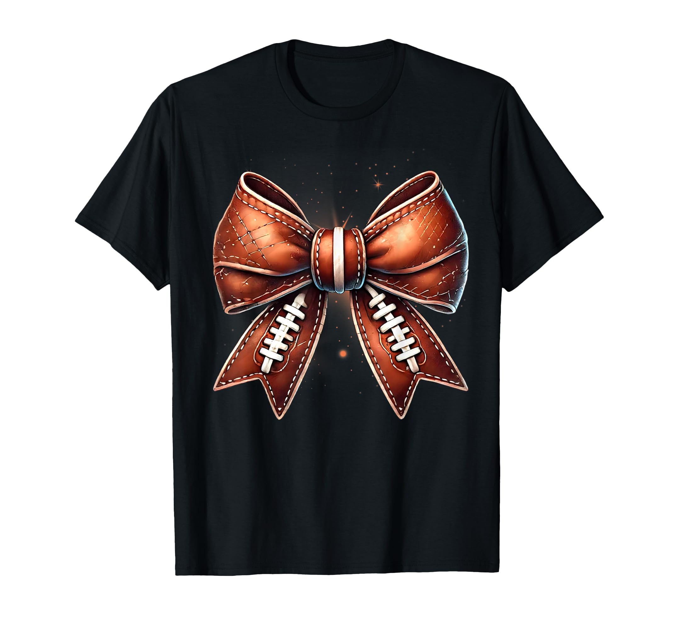 Football Coquette Bow Game Day Football T-Shirt - Unique Graphic Unisex - T-Shirt, Sweatshirt, Hoodie