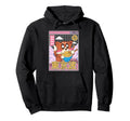 Happy Fox Eating Ramen Vaporwave Hoodie - Graphic Print for Adults - T-Shirt, Sweatshirt, Hoodie