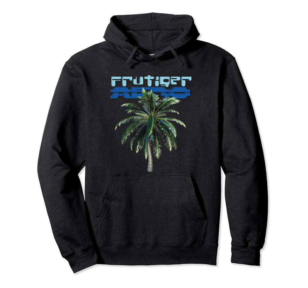 Frutiger Aero Palm Tree Y2K Aesthetic Hoodie - Novelty Apparel Unisex - T-Shirt, Sweatshirt, Hoodie