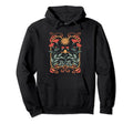 Boho Floral Sun Hippie Yoga 60S 70S Hoodie - Minimalist Print for Adults - T-Shirt, Sweatshirt, Hoodie