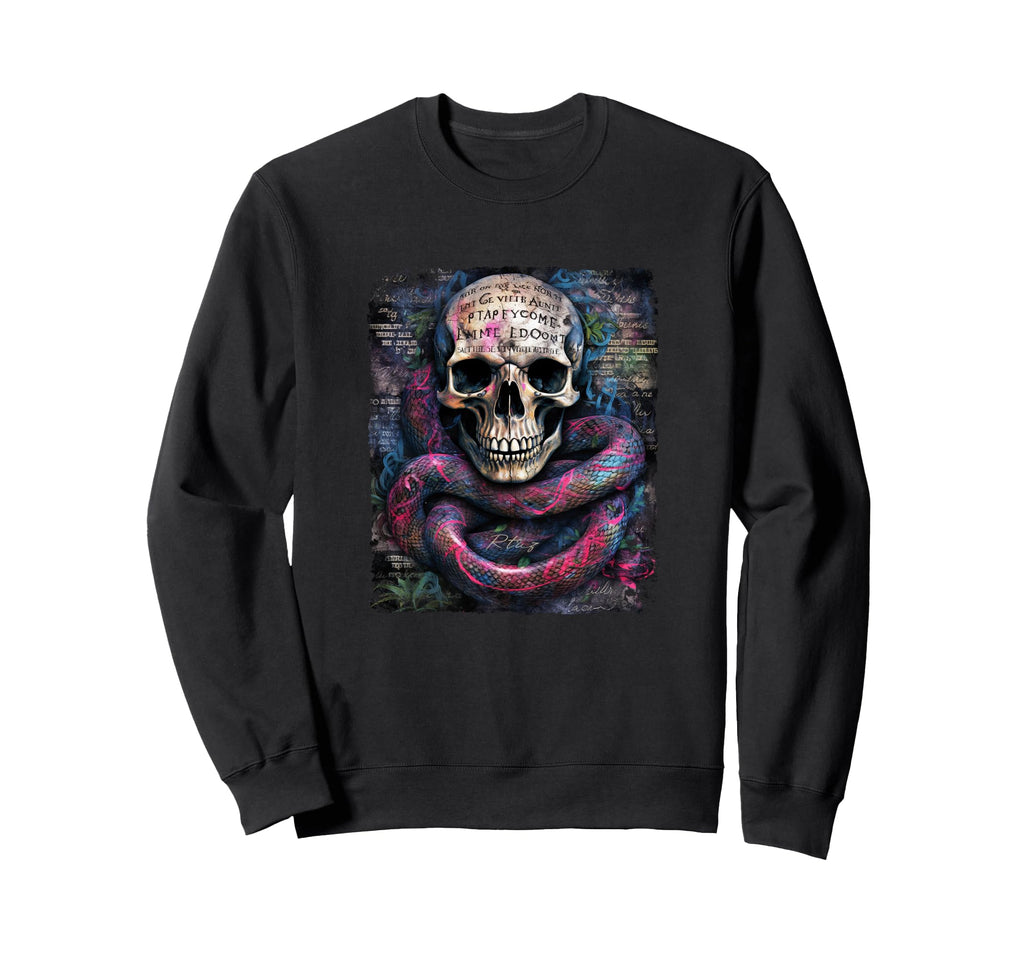Aesthetic Streetwear Skull Sweatshirt - Novelty Apparel for Adults - T-Shirt, Sweatshirt, Hoodie