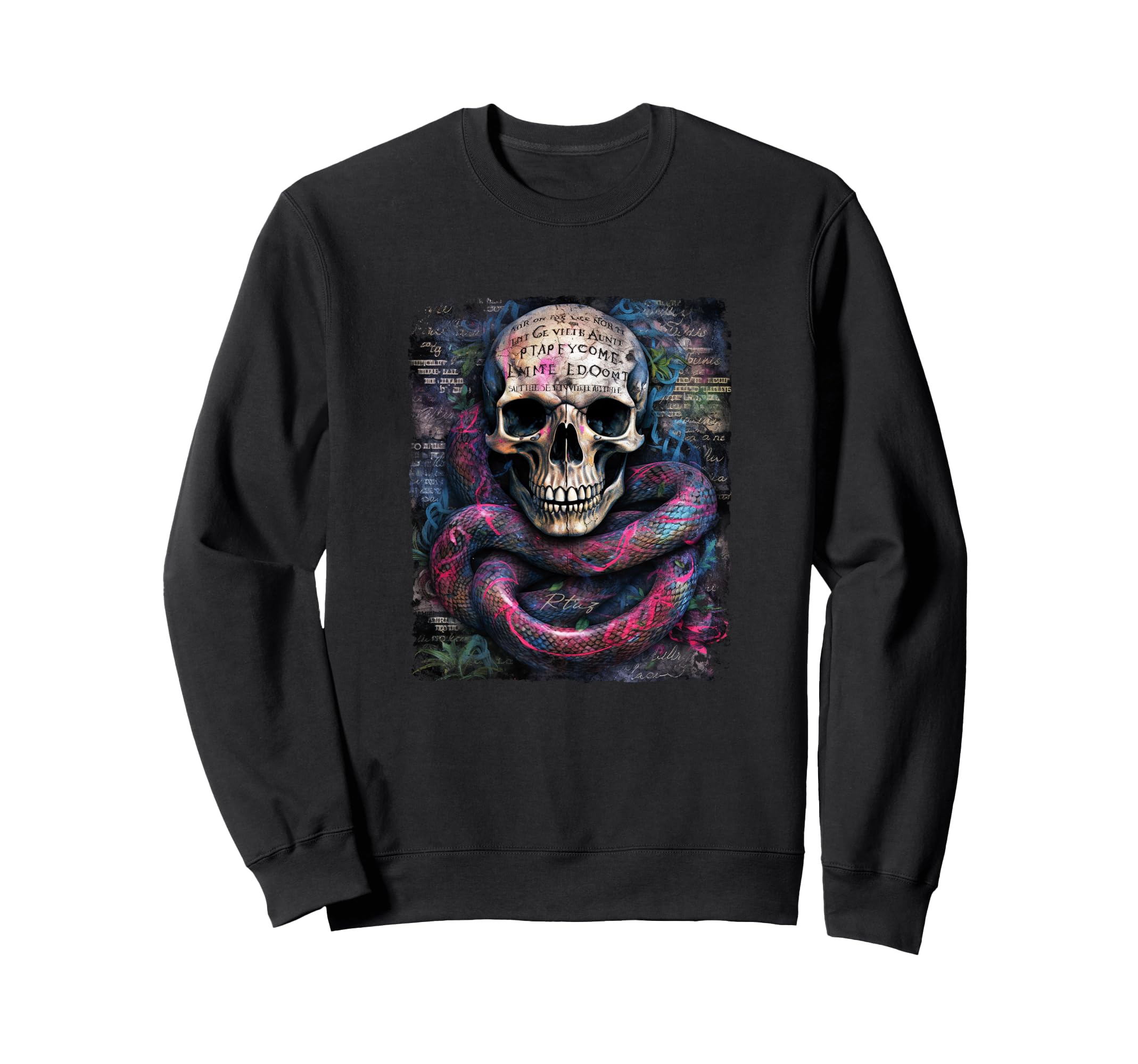 Aesthetic Streetwear Skull Sweatshirt - Novelty Apparel for Adults - T-Shirt, Sweatshirt, Hoodie