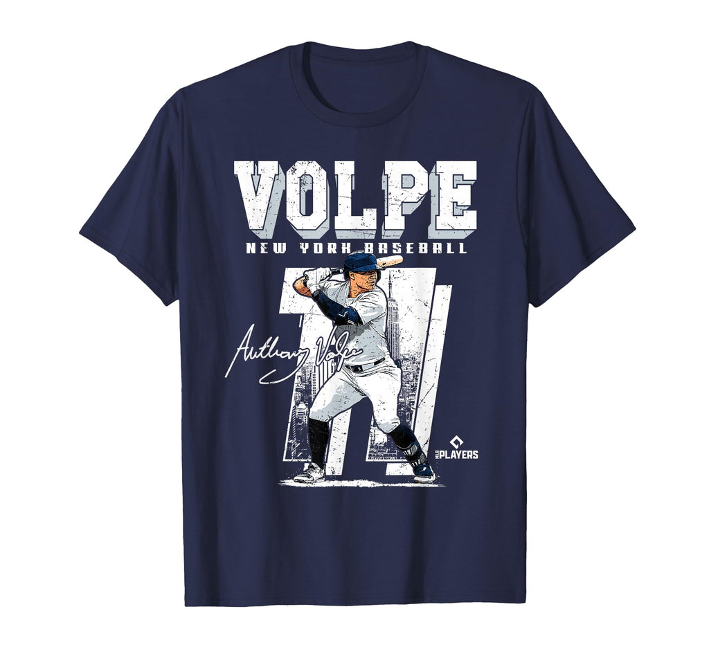 Anthony Volpe New York Y Mlb Baseball T-Shirt - Custom Art Print Unisex - T-Shirt, Sweatshirt, Hoodie