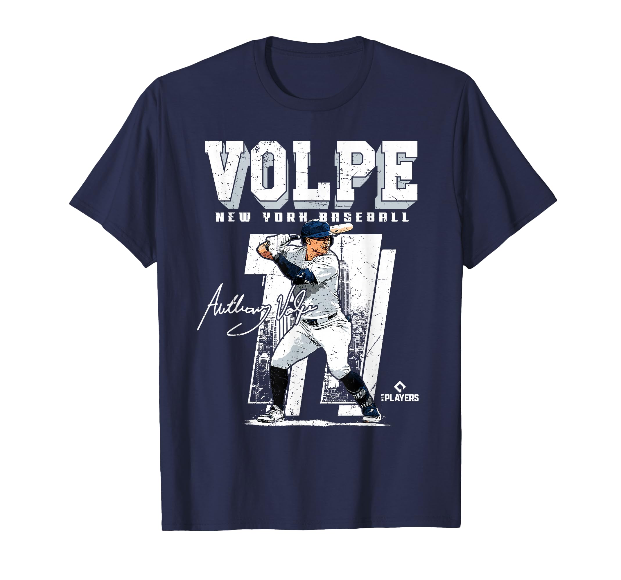 Anthony Volpe New York Y Mlb Baseball T-Shirt - Custom Art Print Unisex - T-Shirt, Sweatshirt, Hoodie