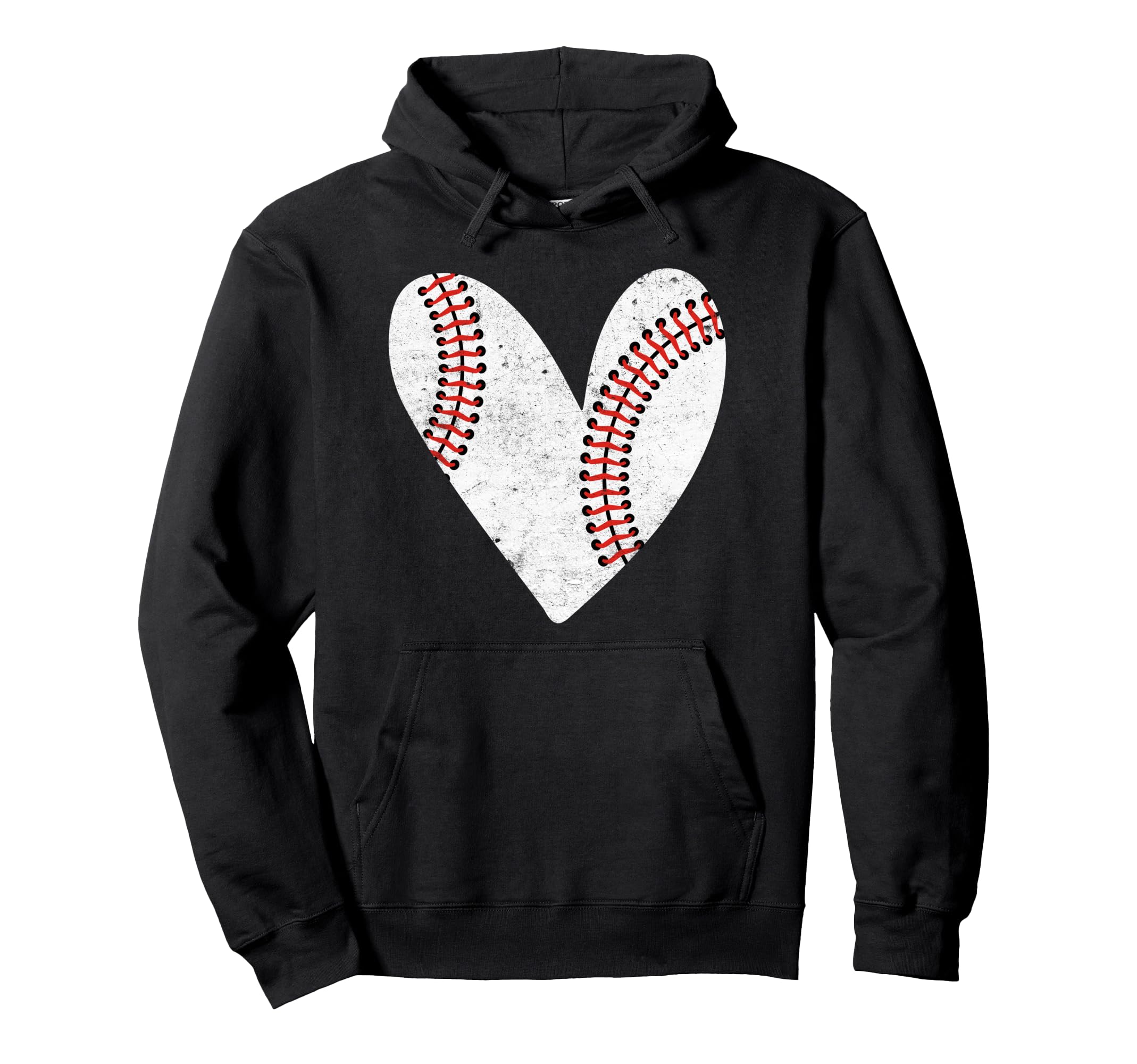 Baseball Heart Mom Mama Baseball Mothers Hoodie - Minimalist Print Unisex - T-Shirt, Sweatshirt, Hoodie