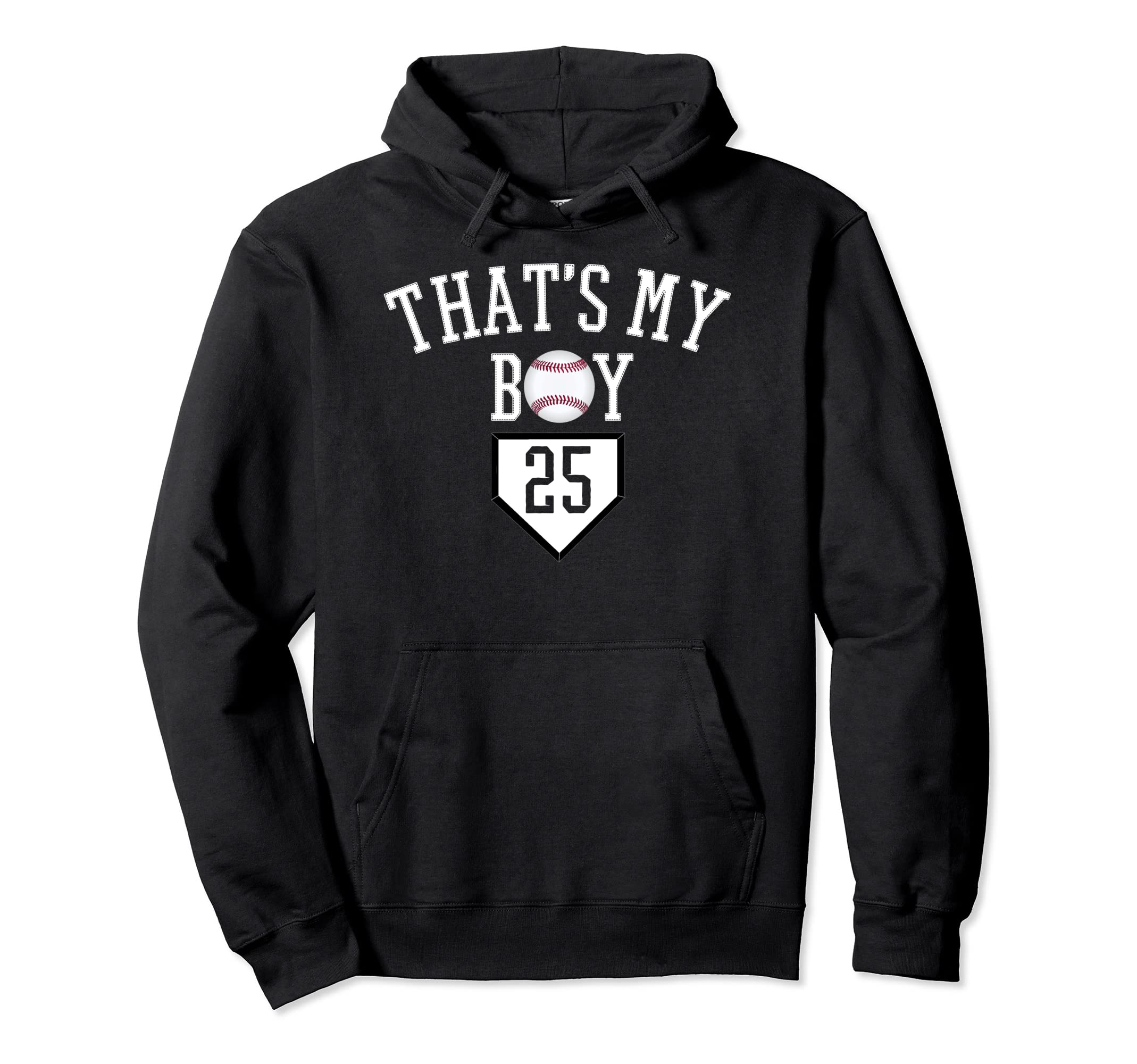 25 Thats My Baseball Number Jersey Hoodie - Aesthetic Graphic for Adults - T-Shirt, Sweatshirt, Hoodie