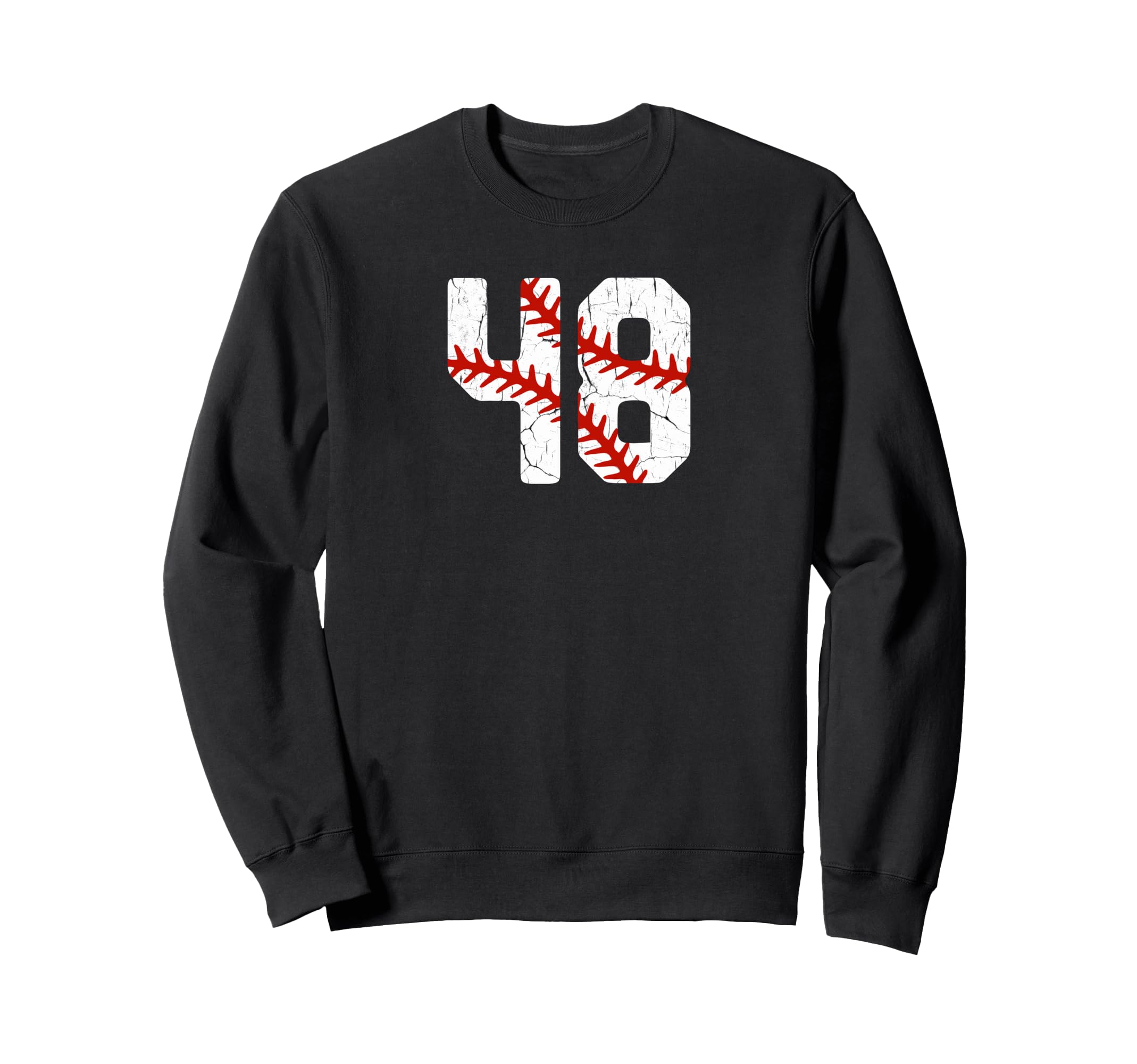Baseball Player Jersey Number 48 48 Sweatshirt - Unique Graphic Unisex - T-Shirt, Sweatshirt, Hoodie