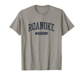 Roanoke Va J05 Athletic Blue T-Shirt - Trendy Graphic Men Women - T-Shirt, Sweatshirt, Hoodie