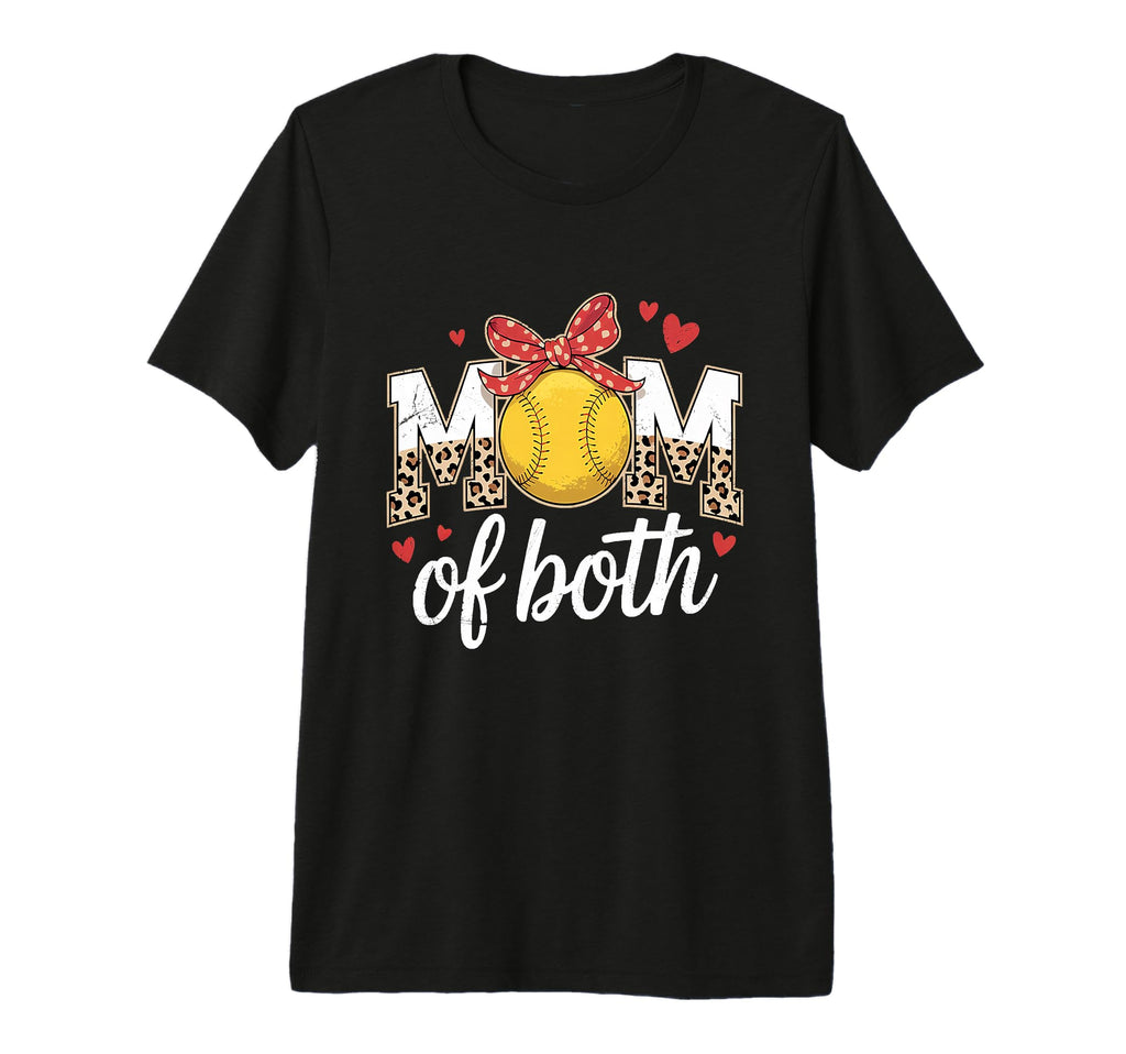 Solfball Mom Both Baseball Mama T-Shirt - Streetwear Style for Adults - T-Shirt, Sweatshirt, Hoodie