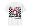 Just Who Loves Baseball Mom Mothers Day T-Shirt - Trendy Graphic Unisex - T-Shirt, Sweatshirt, Hoodie