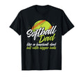 Softball Dad Like Baseball Dad Bigger T-Shirt - Aesthetic Graphic Unisex - T-Shirt, Sweatshirt, Hoodie