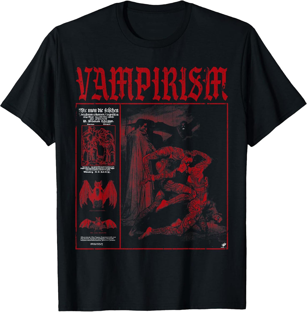 AMZB Y2K Edgy Grunge Alt Goth Satanic Occult - Adult & Kids T-Shirts, Sweatshirts & Hoodies apparel design preview 1