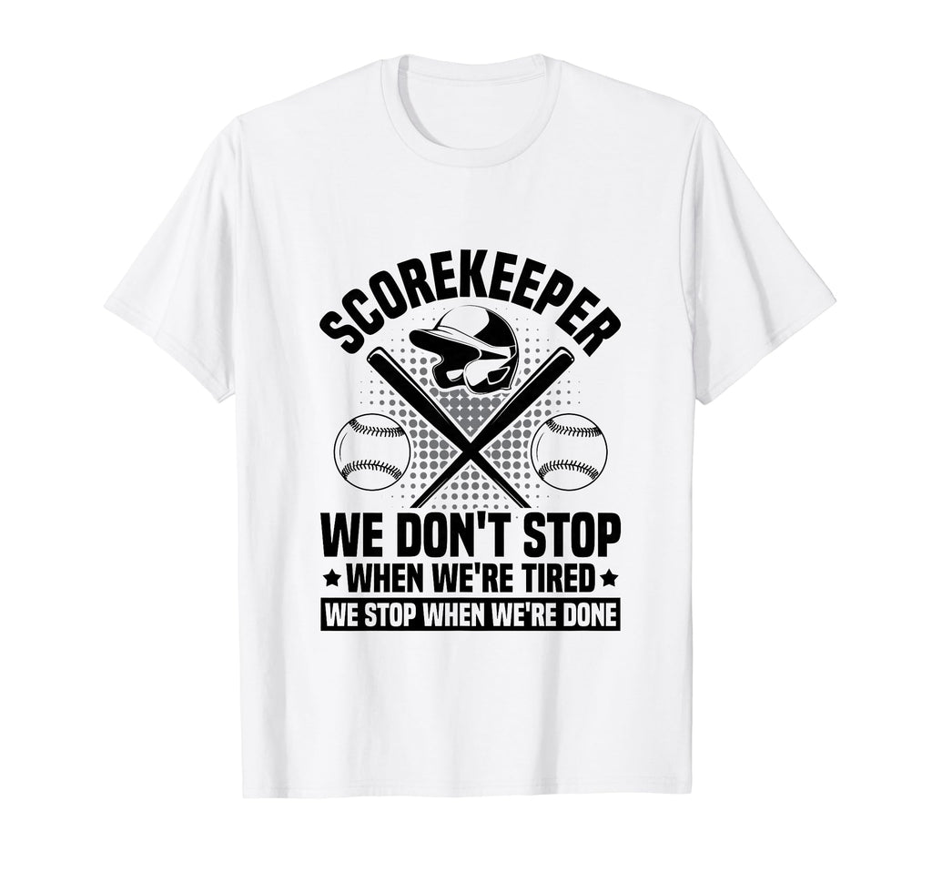 Baseball Scorekeeper Scorekeeper T-Shirt - Casual Everyday Wear Men Women - T-Shirt, Sweatshirt, Hoodie