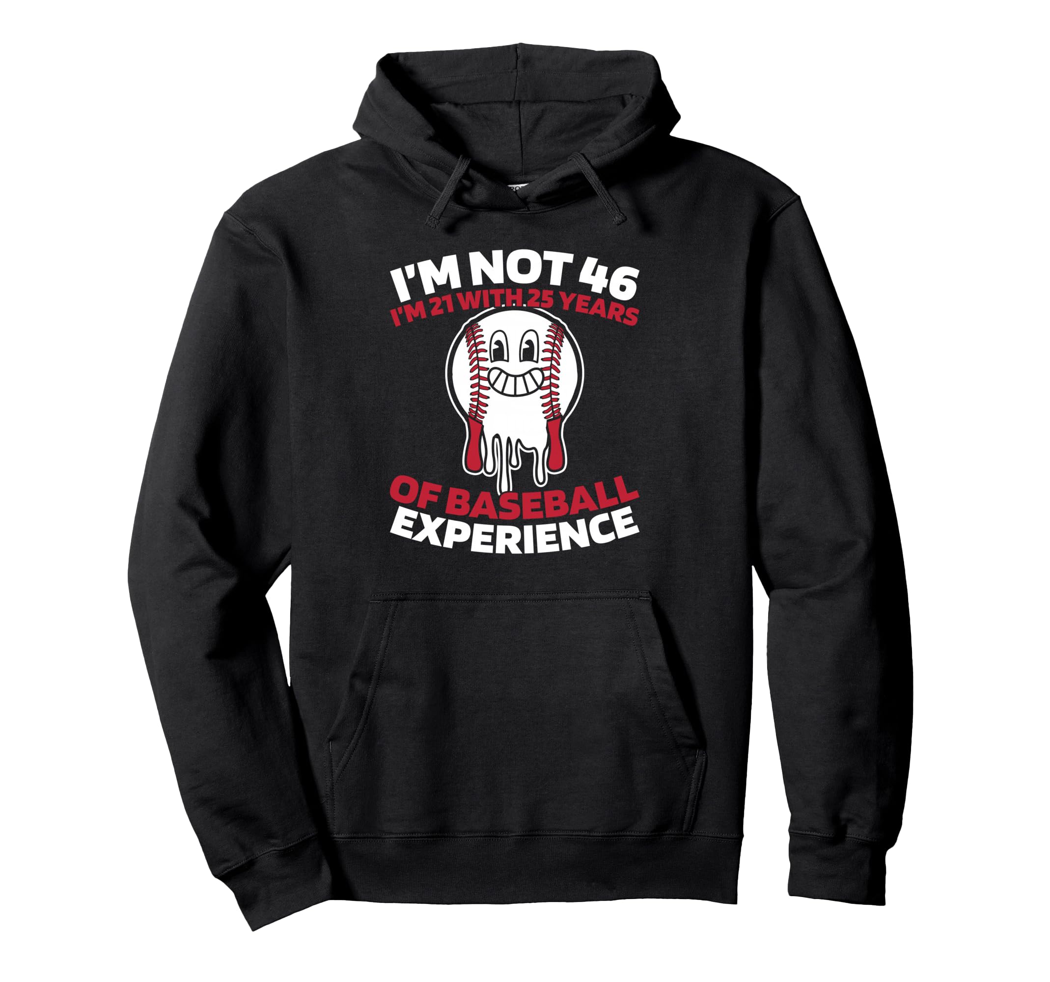 46Th Birthday Player Sport Baseballer Hoodie - Unique Graphic Men Women - T-Shirt, Sweatshirt, Hoodie