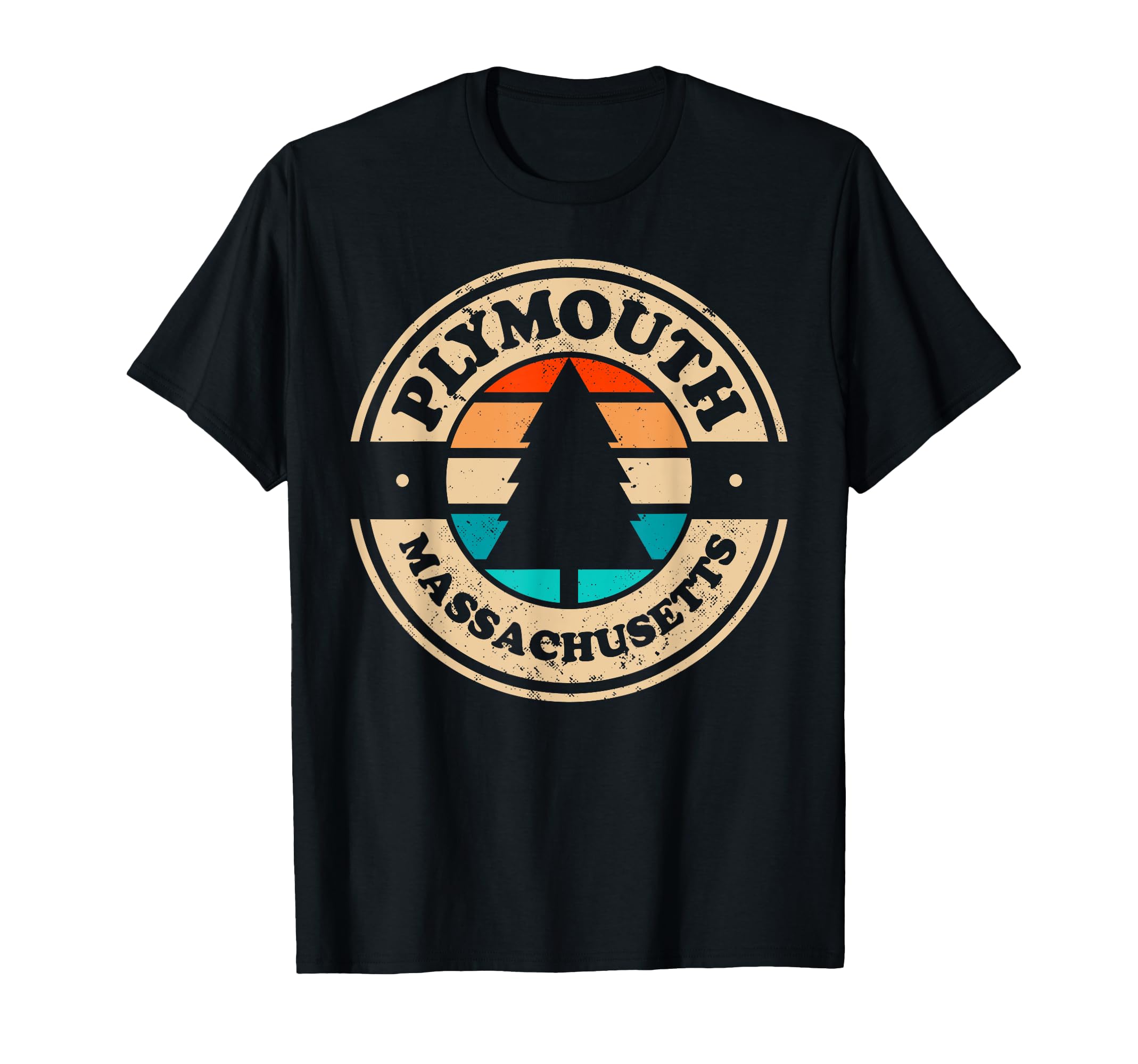Plymouth Massachusetts Ma 70S 80S T-Shirt - Streetwear Style for Adults - T-Shirt, Sweatshirt, Hoodie