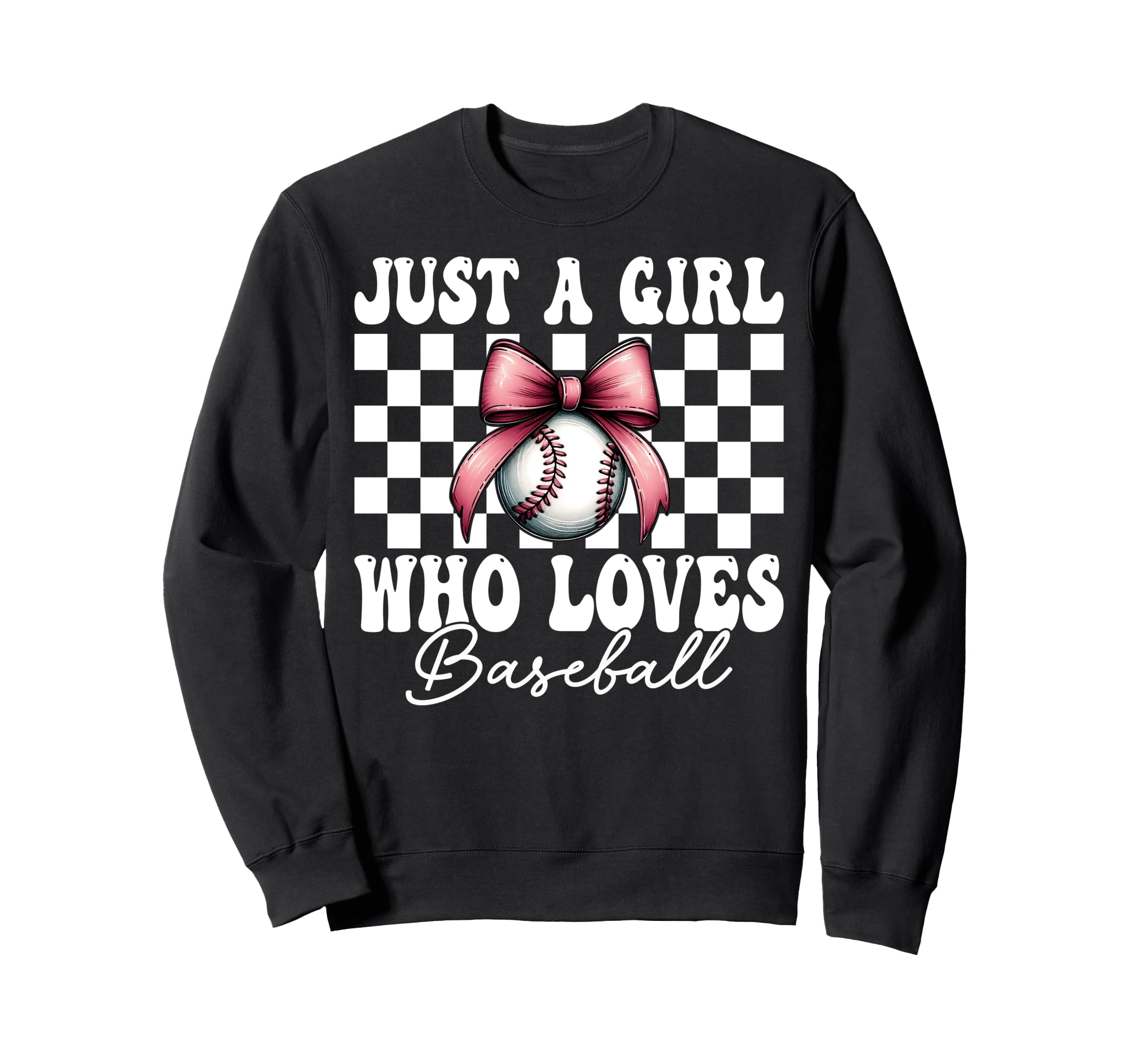 Just Who Loves Baseball Mom Mothers Sweatshirt - Unique Graphic for Adults - T-Shirt, Sweatshirt, Hoodie