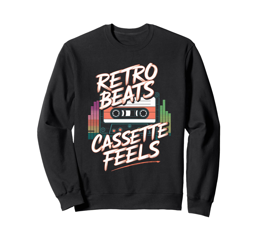 Beats Cassette Feels Cassette Sweatshirt - Casual Everyday Wear for Adults - T-Shirt, Sweatshirt, Hoodie