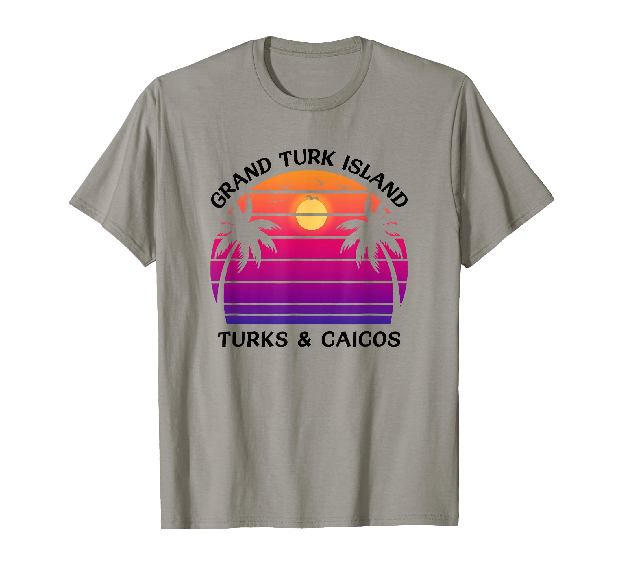 Grand Turk Island Turks Caicos Sunset T-Shirt - Custom Art Print Men Women - T-Shirt, Sweatshirt, Hoodie