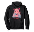 Goth Grunge Demon Anime Waifu Horror Hoodie - Novelty Apparel Men Women - T-Shirt, Sweatshirt, Hoodie