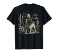 Western Pug Cowboy Ufo Dog T-Shirt - Minimalist Print Unisex - T-Shirt, Sweatshirt, Hoodie