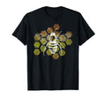 Beekeepers Distressed Honeycomb T-Shirt - Graphic Print for Adults - T-Shirt, Sweatshirt, Hoodie