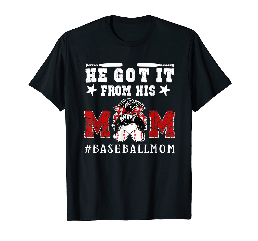 Funny Baseball Mom Mothers Day Gift T-Shirt - Streetwear Style for Adults - T-Shirt, Sweatshirt, Hoodie