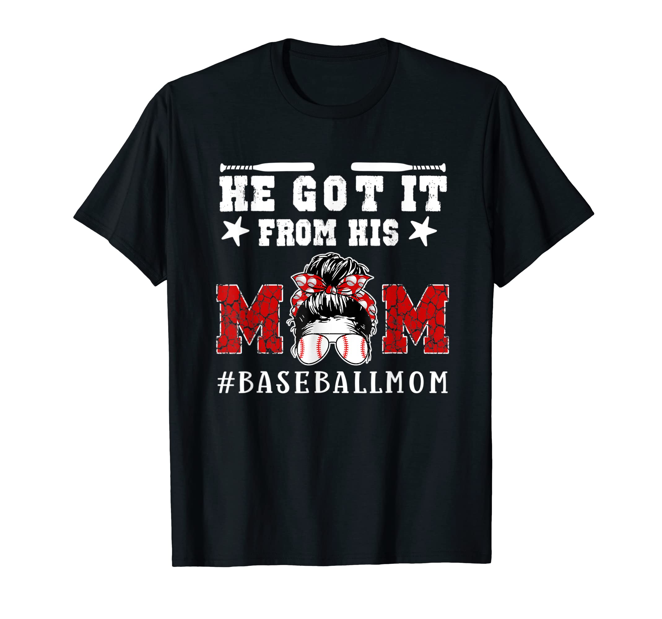 Funny Baseball Mom Mothers Day Gift T-Shirt - Streetwear Style for Adults - T-Shirt, Sweatshirt, Hoodie