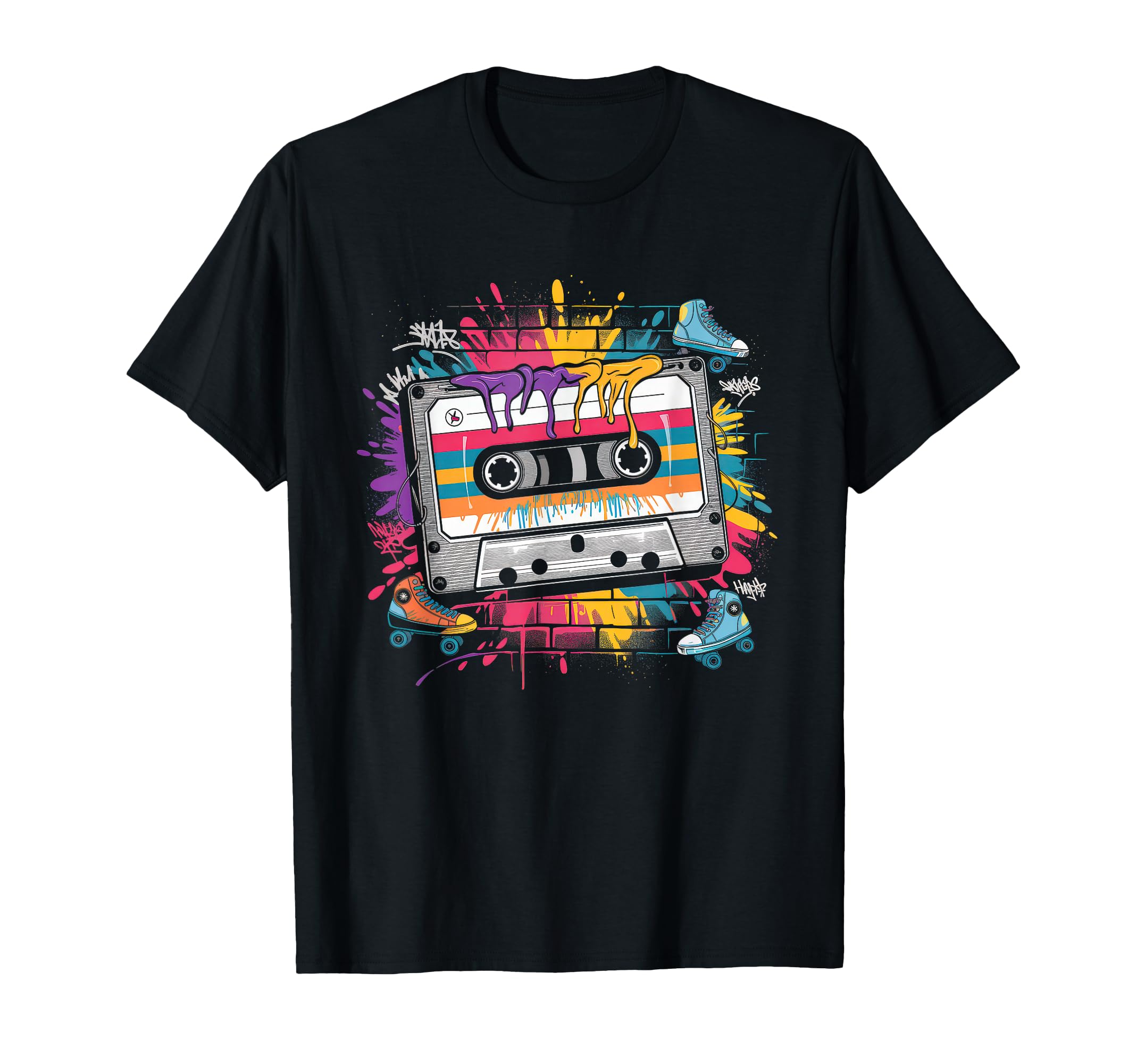 Cassette 80S 90S Party Mixtape Tape T-Shirt - Graphic Print Unisex - T-Shirt, Sweatshirt, Hoodie