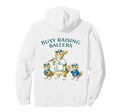 Busy Raising Baller Baseball Softball Mom Cat Hoodie - Graphic Print Unisex - T-Shirt, Sweatshirt, Hoodie