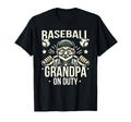 Baseball Grandpa Grandfather Gramps T-Shirt - Custom Art Print Unisex - T-Shirt, Sweatshirt, Hoodie
