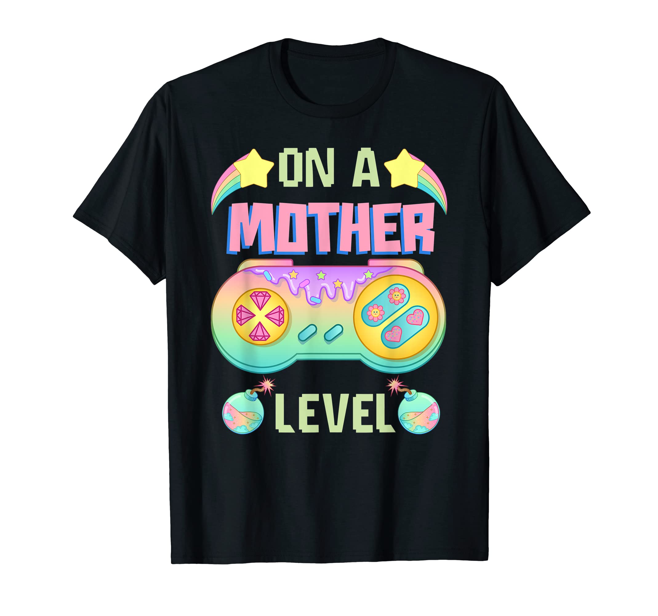 Gaming Funny Mothers Day Mother Level T-Shirt - Streetwear Style Unisex - T-Shirt, Sweatshirt, Hoodie