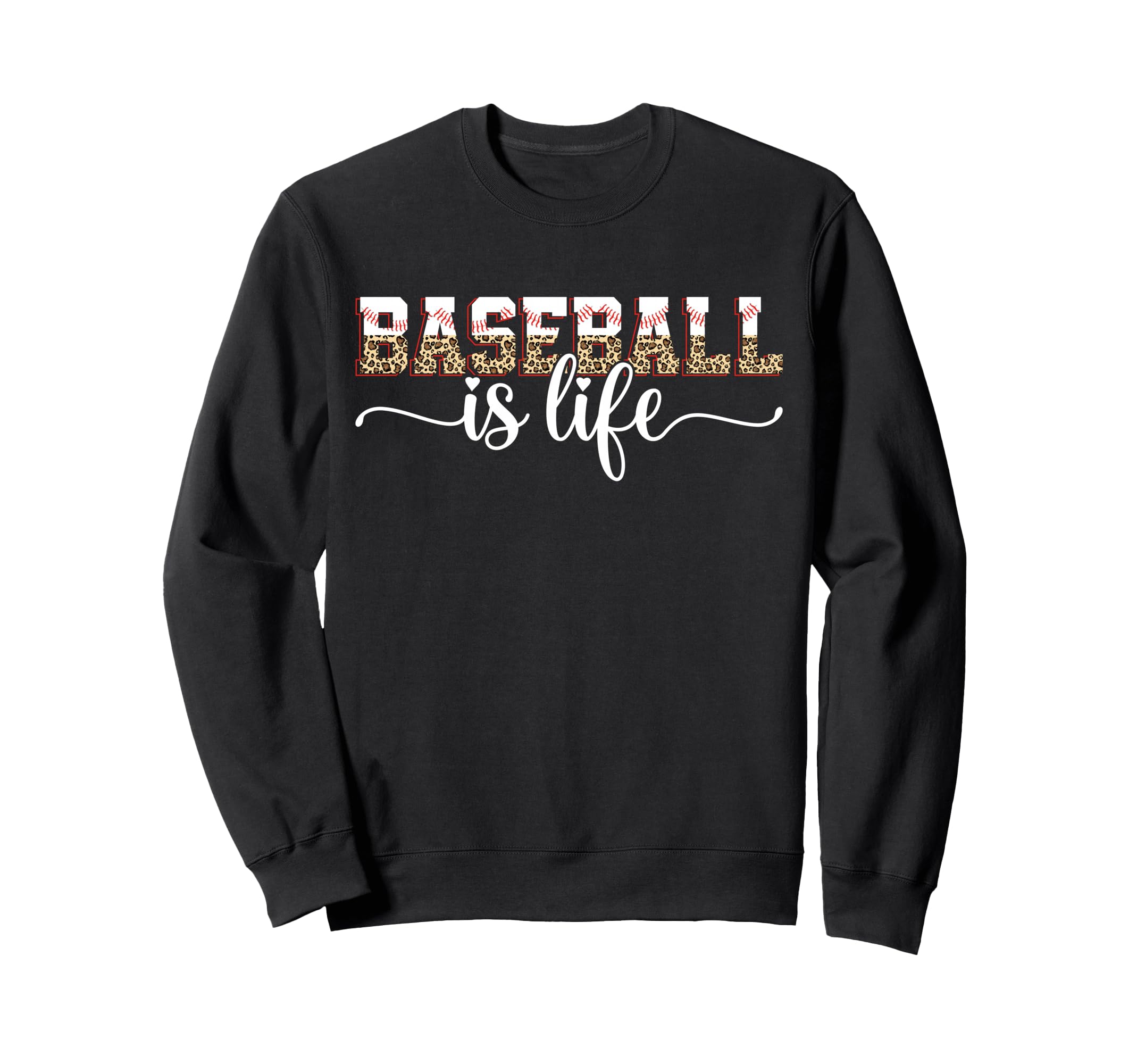 Baseball Is Life Sweatshirt - Custom Art Print for Adults - T-Shirt, Sweatshirt, Hoodie