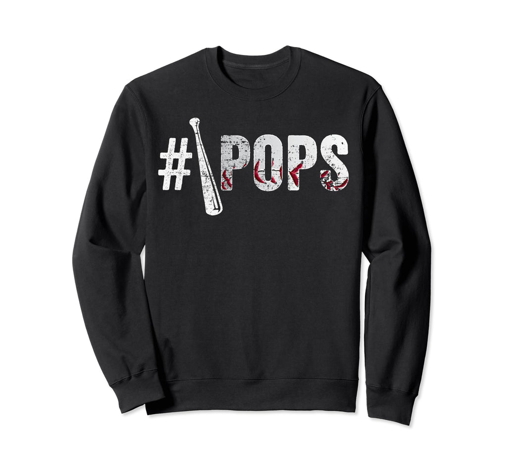 Number One Baseball Pops Fathers Day Sweatshirt - Trendy Graphic Unisex - T-Shirt, Sweatshirt, Hoodie