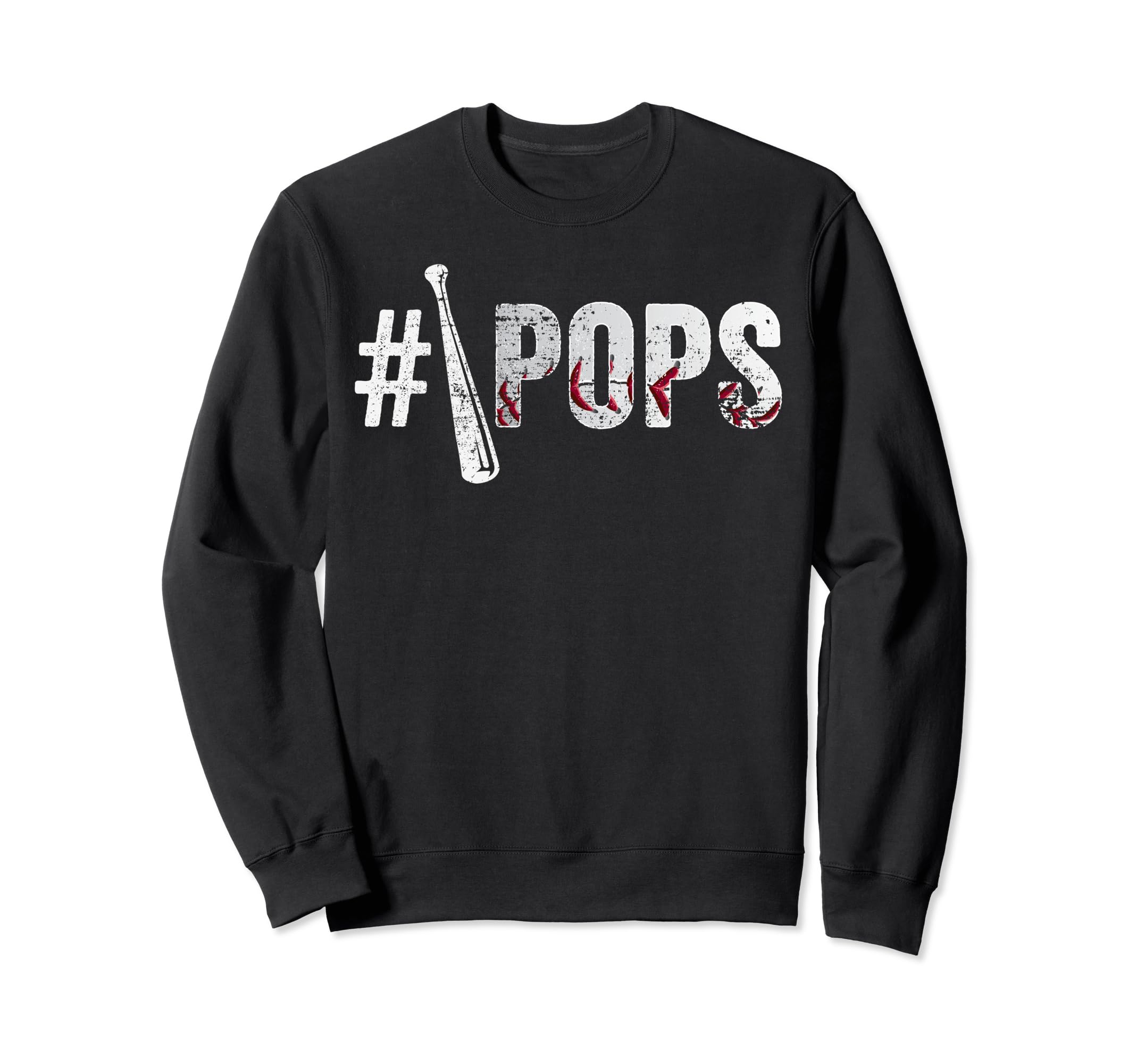 Number One Baseball Pops Fathers Day Sweatshirt - Trendy Graphic Unisex - T-Shirt, Sweatshirt, Hoodie